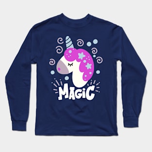 Cute Unicorn Long Sleeve T-Shirt